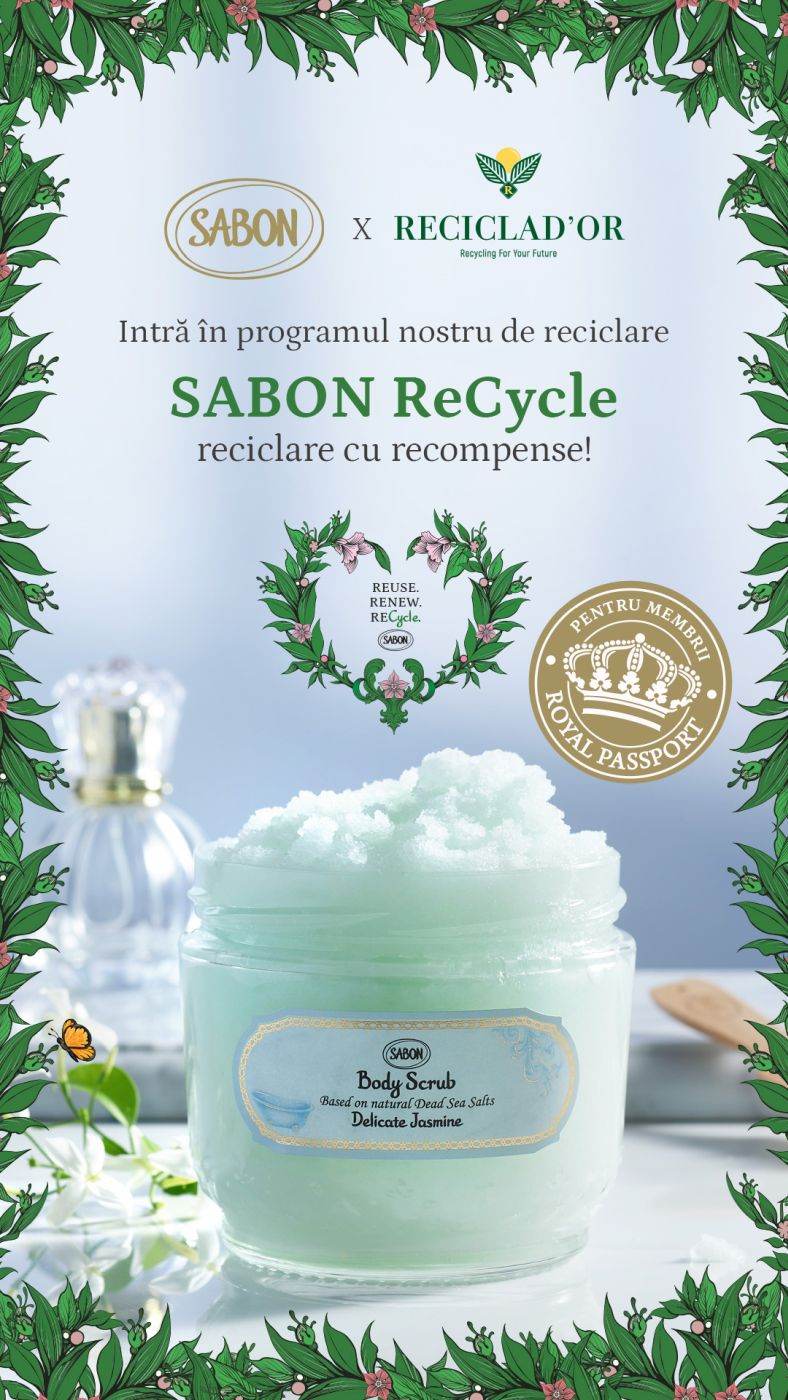 La doi ani de la lansare, SABON RECycle se extinde la nivel naţional